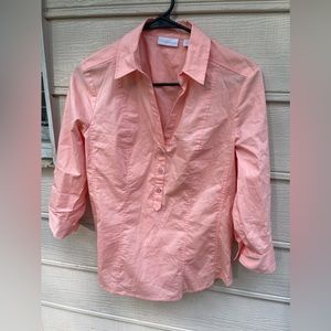 New York and Company Stretch Button Down Shirt